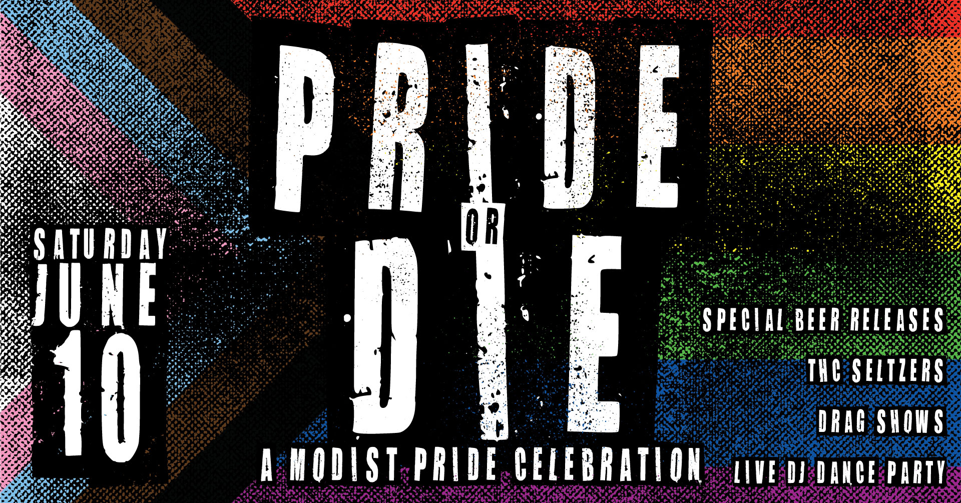 Pride or Die event banner